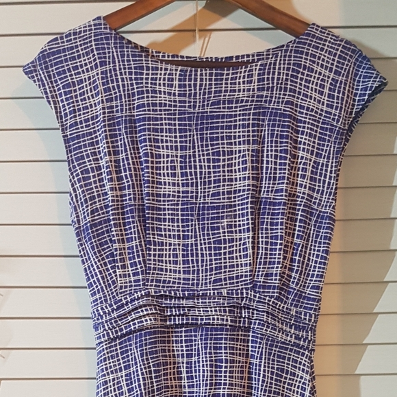 EUC Size M Pure Alfred Sung stretch midi dress - Picture 1 of 5